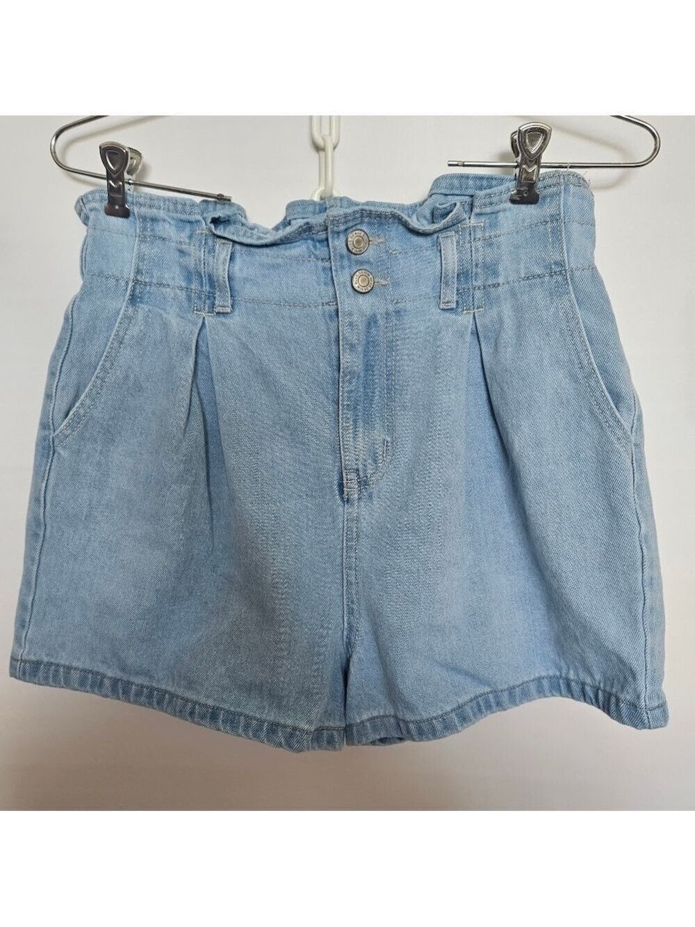 Mele & Pere 80's 90's Inspired High Rise Denim Shorts (L)